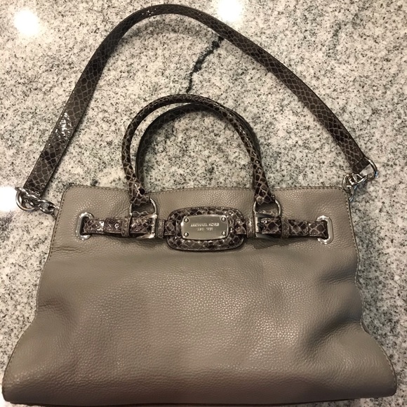 MK gray purse